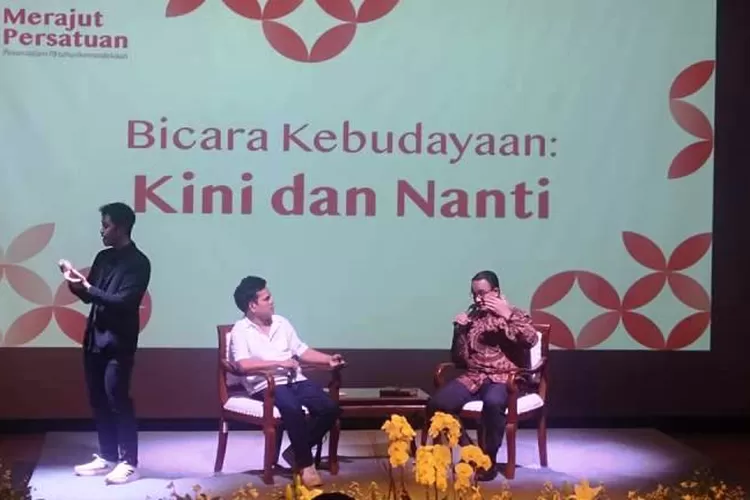 Anies Baswedan Bicara Kebudayaan: Tentang Kini dan Nanti, di Teater Wahyu Sihombing, Taman Ismail Marzuki (TIM), Kamis (24/8/2023). (istimewa)