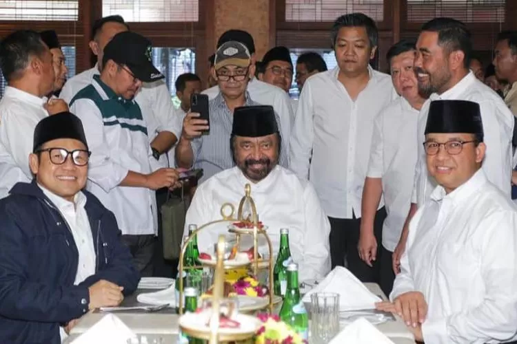 Deklarasi Anies Baswedan dan Muhaimin Iskandar di Hotel Majapahit, Surabaya (IG PKB)