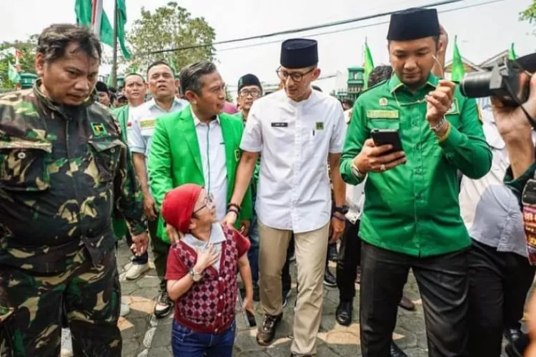 Sandiaga Uno saat kunjungan ke Banten (IG Sandiaga Uno)