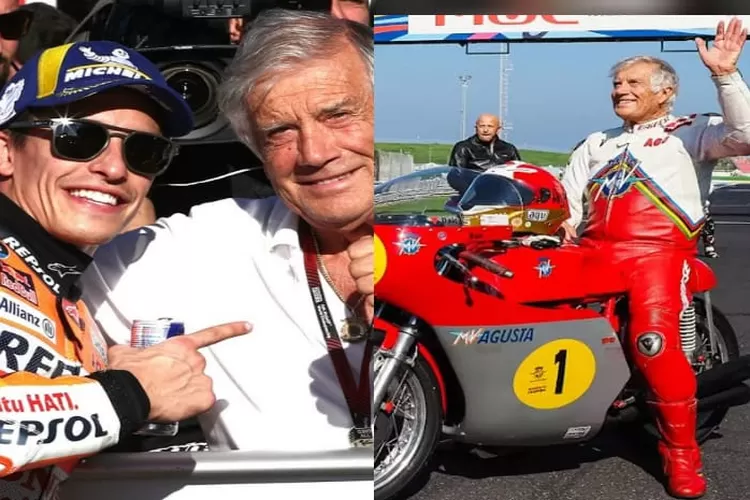 Giacomo Agostini Legenda MotoGP GP500 Komentari Perihal Keputusan Marc Marquez Hengkang Dari Honda Musim Depan (instagram @motogp)