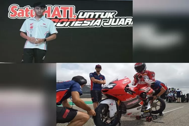 Mario Aji Pembalap Asal Magetan Jawa Timur yang saat ini berlaga di Kelas Moto3 (Instagram @mario.a16)