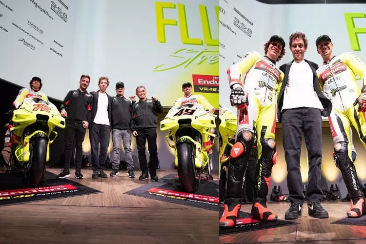 Ducati Pertamina Enduro VR46 mempresentasikan tunggangan barunya pada Rabu (24/1/2024) malam di Palazzo dei Congressi in Riccione, Emilia-Romagna (Instagram @pertaminaenduroVR46)