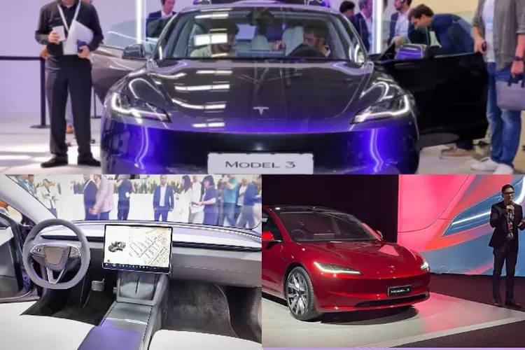 Tesla Model 3 Facelift 2024 resmi diperkanalkan di ajang Munich Motor Show, Jerman (Website @NRMA)