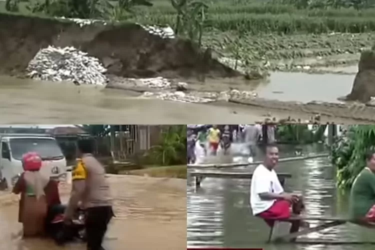 Banjir Akibat Tanggul Sungai Wulan dan Jratun Jebol, Menerjang 30 Desa Di Jawa Tengah. (tangkap layar YouTube @ayuta_news)