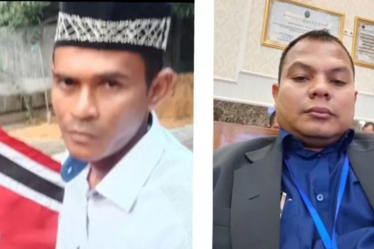 Mantan Kombatan GAM bidang logistik, Razali alias Nyak Li Maop (kiri), Pengacara asal Aceh, Teuku Luqmanul Hakim (kanan). (istimewa)